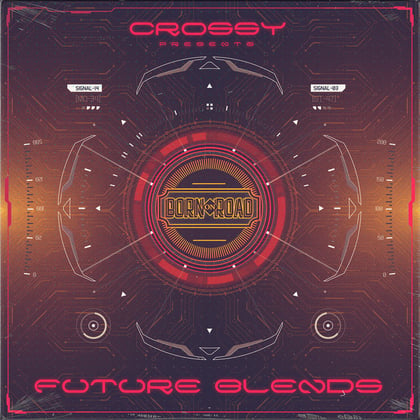 Future Blends album by Crossy, Gray & Aries - Drum and Bass Cover Art
