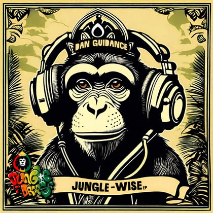 Jungle Wise album by Dan Guidance - Drum and Bass Cover Art