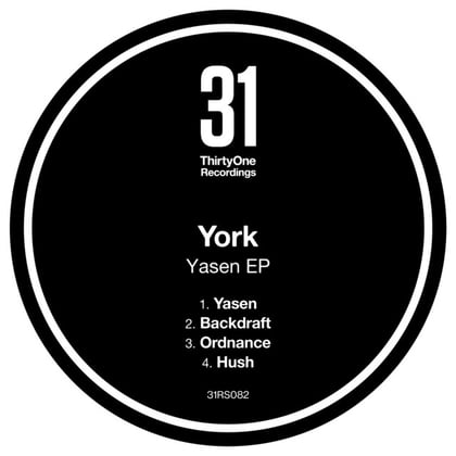 Yasen EP album by York - Drum and Bass Cover Art