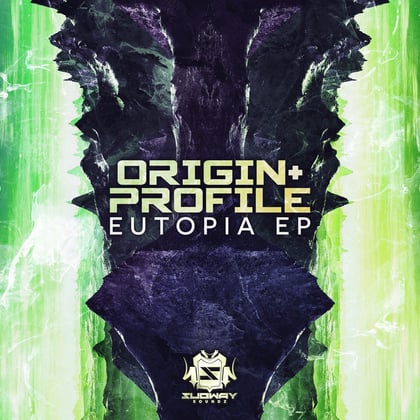 Eutopia album by AC13, Origin & Profile - Drum and Bass Cover Art