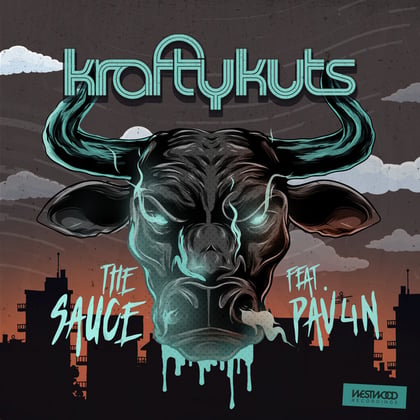 The Sauce album by Burr Oak, Krafty Kuts & PAV4N - Drum and Bass Cover Art
