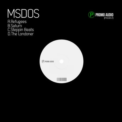 Refugees album by MSDOS - Drum and Bass Cover Art