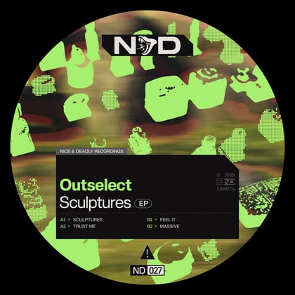 Sculptures album by Outselect - Drum and Bass Cover Art