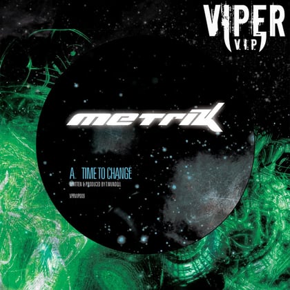 Time to Change album by Metrik - Drum and Bass Cover Art