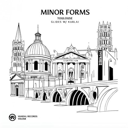 Toulouse / Glides album by Minor Forms & Kublai - Drum and Bass Cover Art