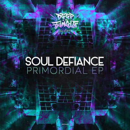 Primordial album by Soul Defiance - Drum and Bass Cover Art