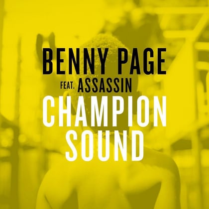 Champion Sound album by Benny Page - Drum and Bass Cover Art