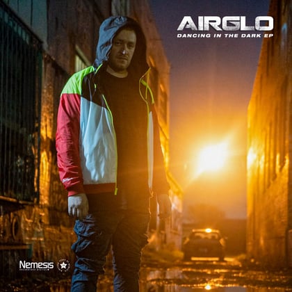 Dancing In The Dark album by AIRGLO - Drum and Bass Cover Art