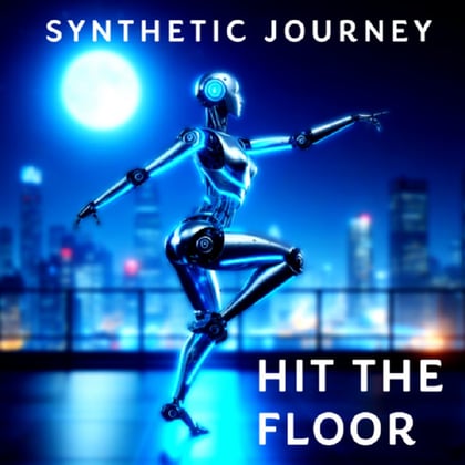 Hit the Floor album by Synthetic Journey - Drum and Bass Cover Art