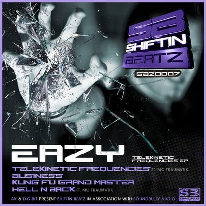 Telekinetic Frequencies album by Eazy - Drum and Bass Cover Art