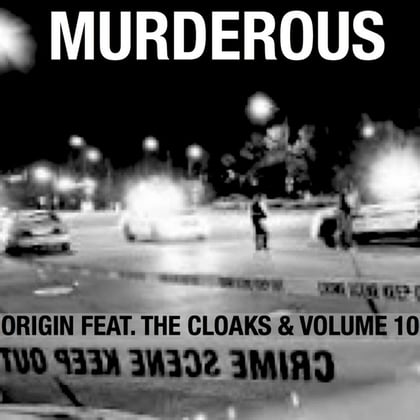 MURDEROUS album by Origin - Drum and Bass Cover Art
