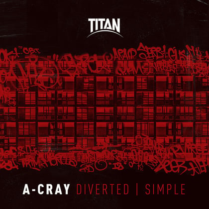 Diverted / Simple album by A-Cray - Drum and Bass Cover Art