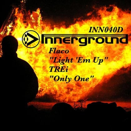 Light Em Up / Only One album by TREi & Jungle Fever - Drum and Bass Cover Art