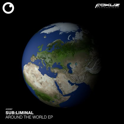 Around The World EP album by Sub:liminal - Drum and Bass Cover Art