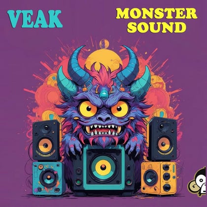 Monster Sound album by Salaryman & Veak - Drum and Bass Cover Art