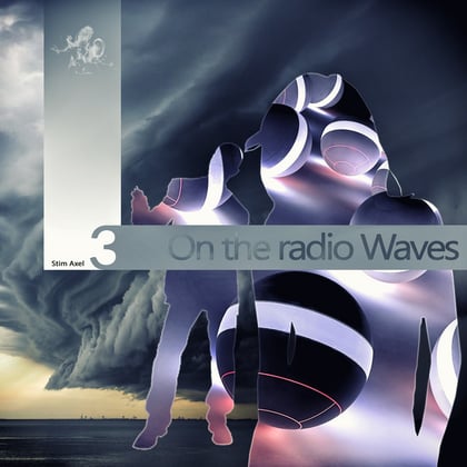 On the Radio Waves album by Stim Axel - Drum and Bass Cover Art