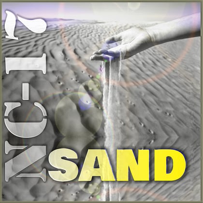 Sand album by NC-17 - Drum and Bass Cover Art