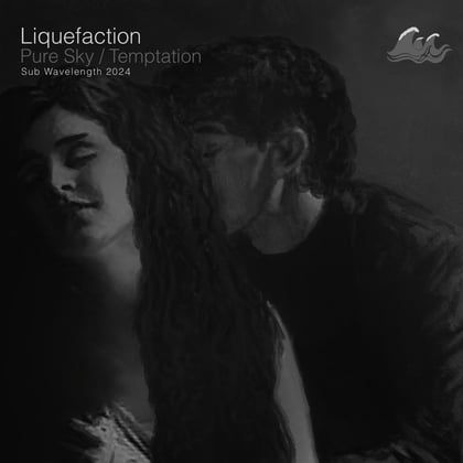 Pure Sky / Temptation album by Liquefaction - Drum and Bass Cover Art