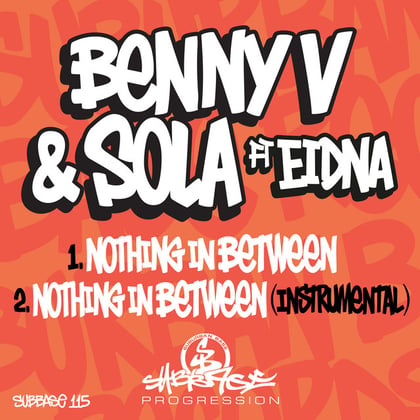 Nothing In Between album by Benny V, Sola & Eidna - Drum and Bass Cover Art