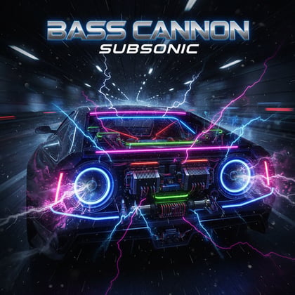 BASS CANNON album by Subsonic - Drum and Bass Cover Art
