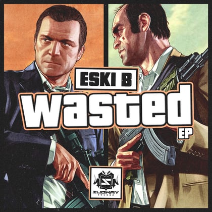 Wasted EP album by Eski B - Drum and Bass Cover Art