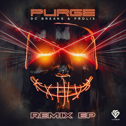 Purge (Remix EP) album by DC Breaks, Prolix & Figure - Drum and Bass Cover Art