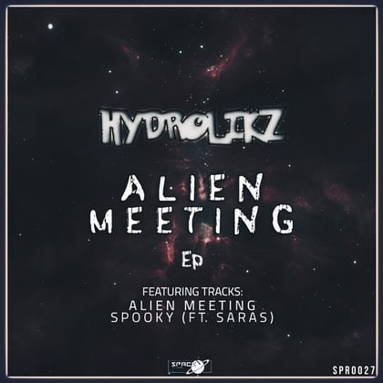 Alien Meeting album by Hydrolikz - Drum and Bass Cover Art