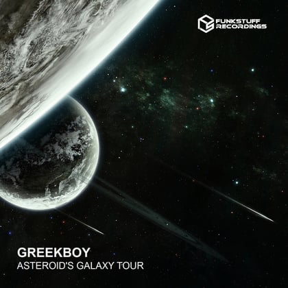 Asteroid's Galaxy Tour album by Eschaton & Greekboy - Drum and Bass Cover Art