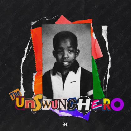 The Unswung Hero album by Winslow - Drum and Bass Cover Art