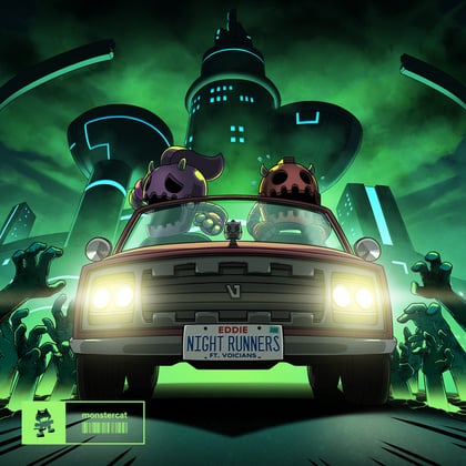 Night Runners album by Voicians & EDDIE - Drum and Bass Cover Art