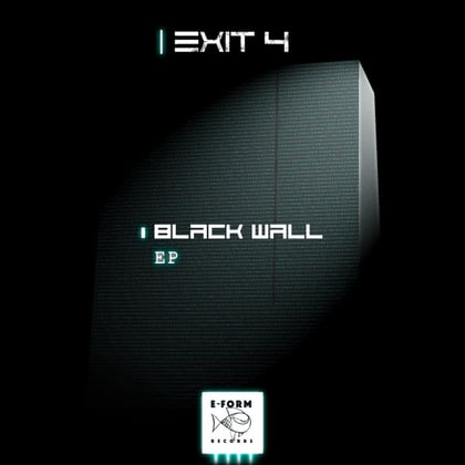 Black Wall album by Exit4 - Drum and Bass Cover Art