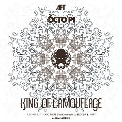 King Of Camouflage Sampler album by Octo Pi - Drum and Bass Cover Art