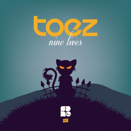 Nine Lives album by Toez & Mortem - Drum and Bass Cover Art