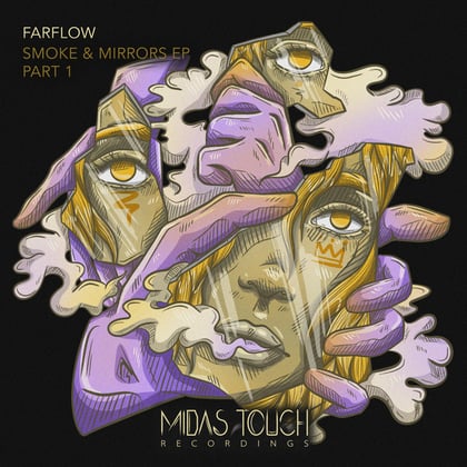 Smoke & Mirrors EP (Part 1) album by FarFlow - Drum and Bass Cover Art