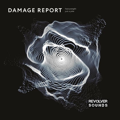 Heavyweight / Just A Joke album by Damage Report - Drum and Bass Cover Art