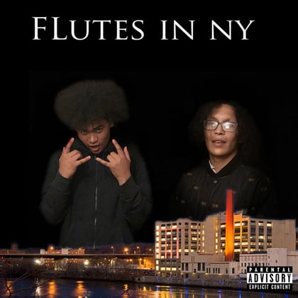 Flutes in NY (feat. AU) album by Koto - Drum and Bass Cover Art