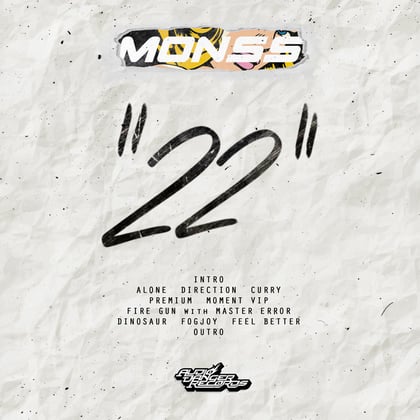 22 album by MONSS - Drum and Bass Cover Art
