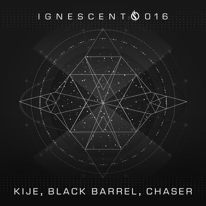 Ignescent 016 album by Black Barrel - Drum and Bass Cover Art