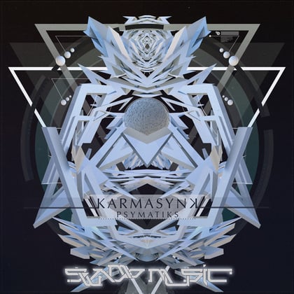 Psymatiks album by KarmasynK - Drum and Bass Cover Art