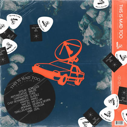 Stay [This is MAD TOO] album by Pe:te & Rohaan - Drum and Bass Cover Art