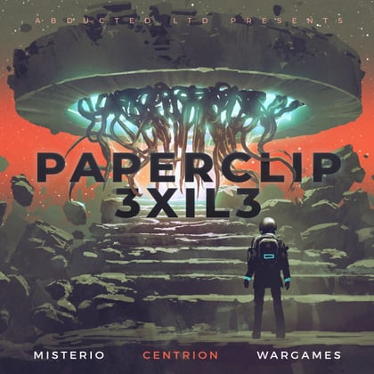 Misterio album by Paperclip - Drum and Bass Cover Art