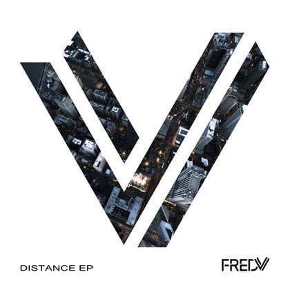 Distance album by Fred V - Drum and Bass Cover Art