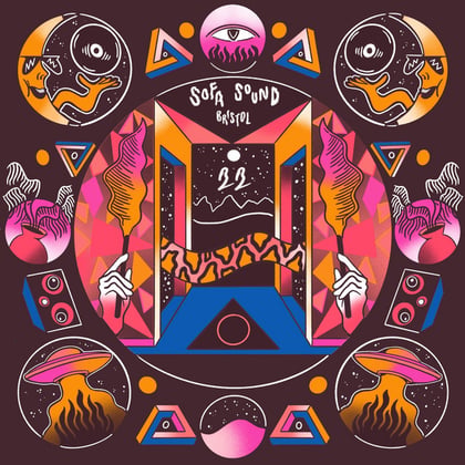 Twenty-Two / Is This Now album by DEAD BATTERY, Quadrant, Ill Truth & Iris - Drum and Bass Cover Art