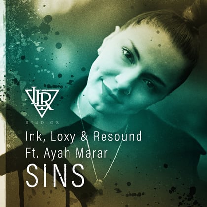 Sins album by Loxy - Drum and Bass Cover Art