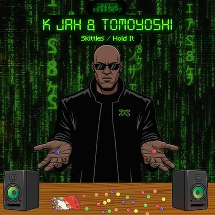 Skittles / Hold It album by K Jah & Tomoyoshi - Drum and Bass Cover Art