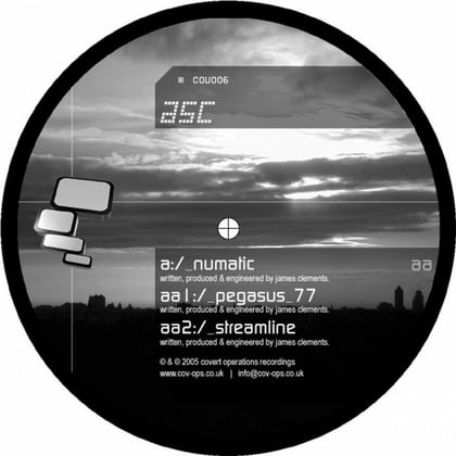 Numatic / Pegasus 77 / Streamline album by ASC - Drum and Bass Cover Art