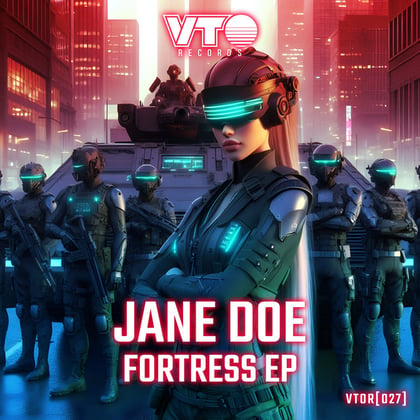 Fortress EP album by Jane Doe - Drum and Bass Cover Art