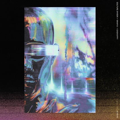 Giants album by Culture Shock, Grafix & sadHAPPY - Drum and Bass Cover Art