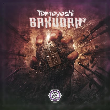 Bakudan album by Trauma DBC & Tomoyoshi - Drum and Bass Cover Art