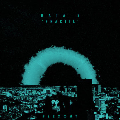 Fractil album by Data 3 - Drum and Bass Cover Art